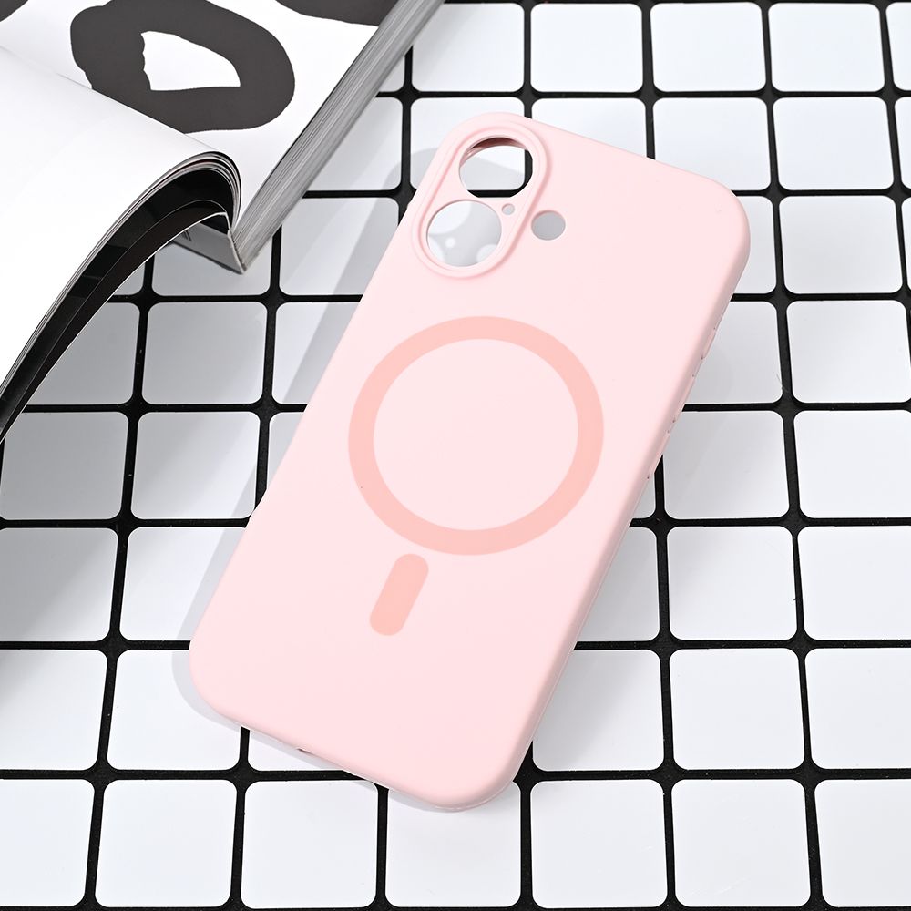 Torbica Magsafe Pure color za iPhone 17 6.3 roze