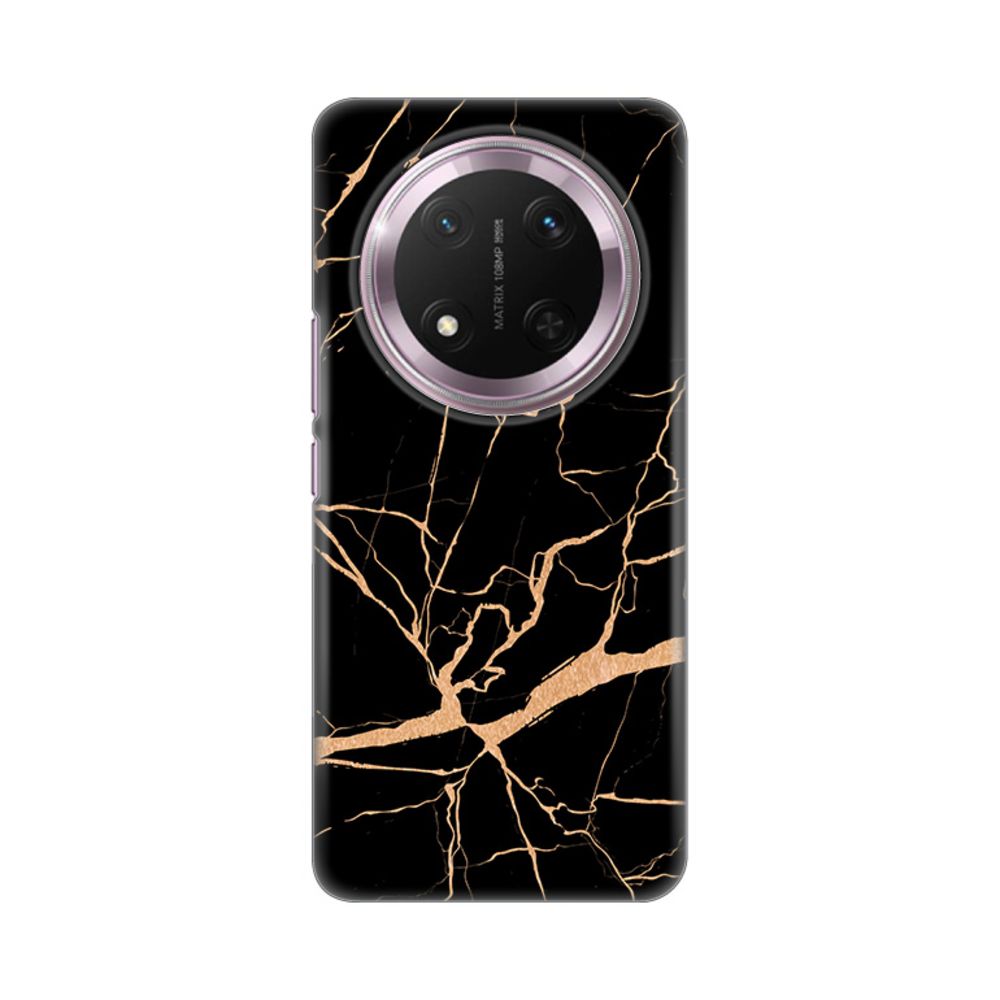 Torbica Silikonska Print za Honor Magic 7 Lite All Black