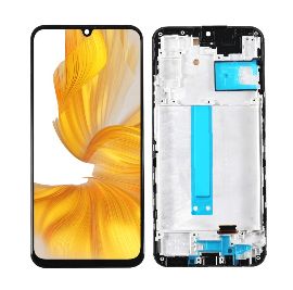 Slika LCD za Samsung A256/Galaxy A25 + touch screen + frame Black INCELL