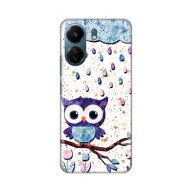 Slika Torbica Silikonska Print Skin za Xiaomi Redmi 13C Owl