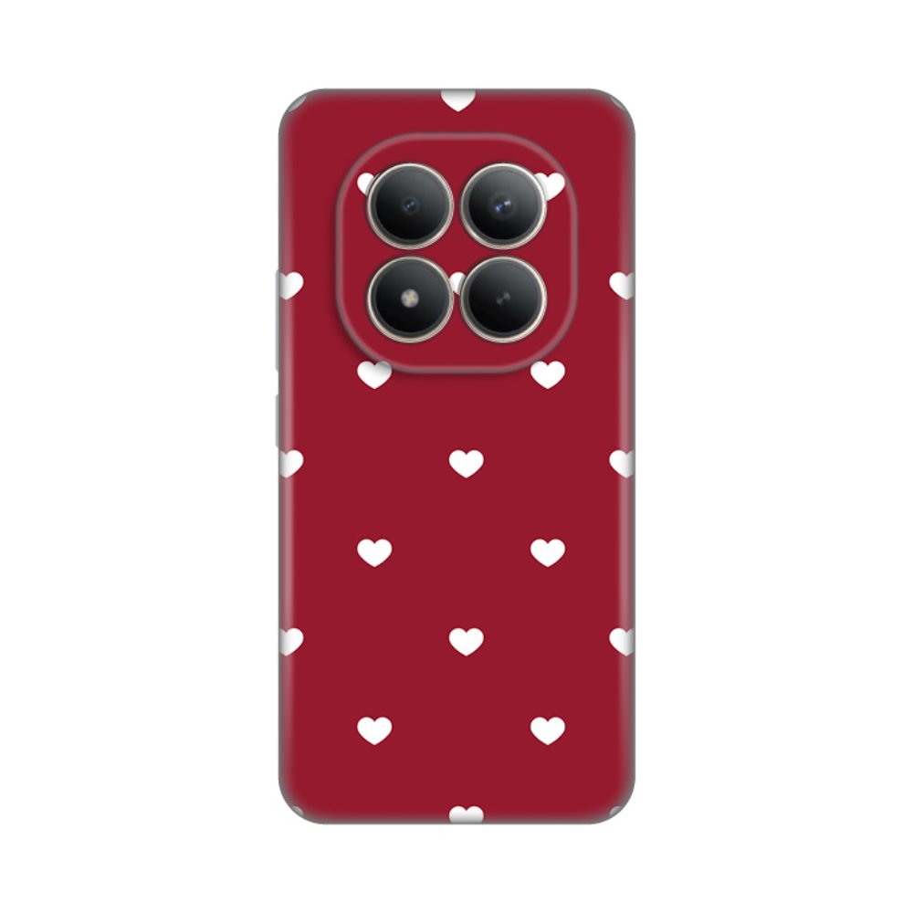 Torbica Silikonska Print Skin za Xiaomi Redmi Note 15 Pro Plus 5G Burgundy Hearts