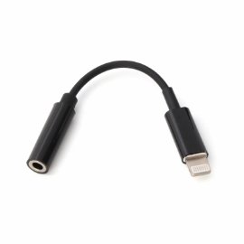 Slika Adapter za slusalice iP-1 iPhone lightning na 3.5mm crni