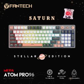 Tastatura Mehanicka Gaming Fantech MK914 RGB Atom PRO96 Wireless Saturn (red switch)