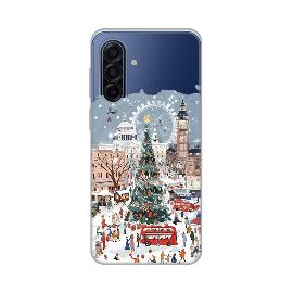 Slika Torbica Silikonska Print Skin za Samsung A175F Galaxy A17 Christmas Town