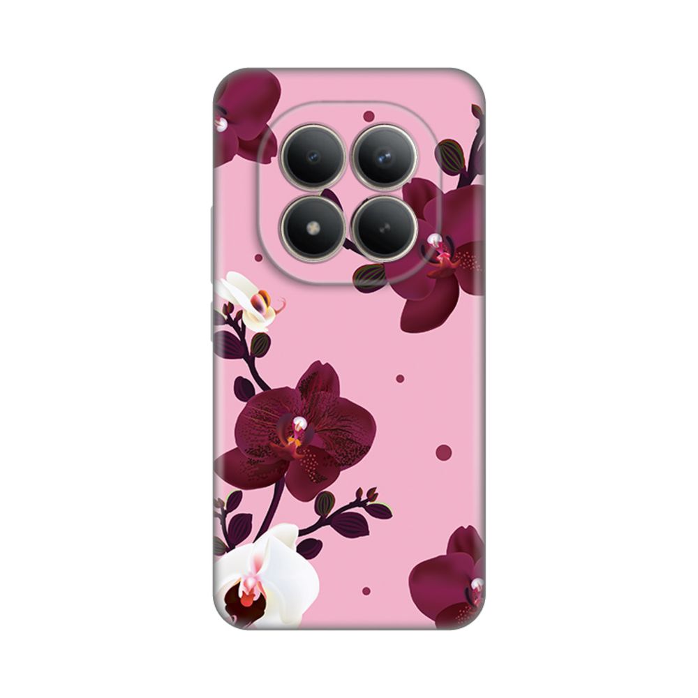 Torbica Silikonska Print Skin za Xiaomi Redmi Note 15 Pro Plus 5G Pink Orchid