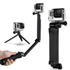 Slika Nosac X-119 multifunkcionalni selfie stick za akcione kamere crni