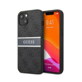 Torbica Guess Stripe za iPhone 13 6.1 siva (GUHCP13M4GDGR)