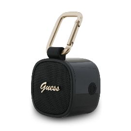 Slika Bluetooth zvucnik Guess Magsafe Script Logo crni sa kukom (GUWSB4HGSPLK)
