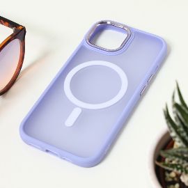 Slika Torbica Magsafe colorful za iPhone 15 6.1 lila