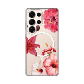 Slika Torbica Print Magsafe za Samsung S938B Galaxy S25 Ultra Hibiscus