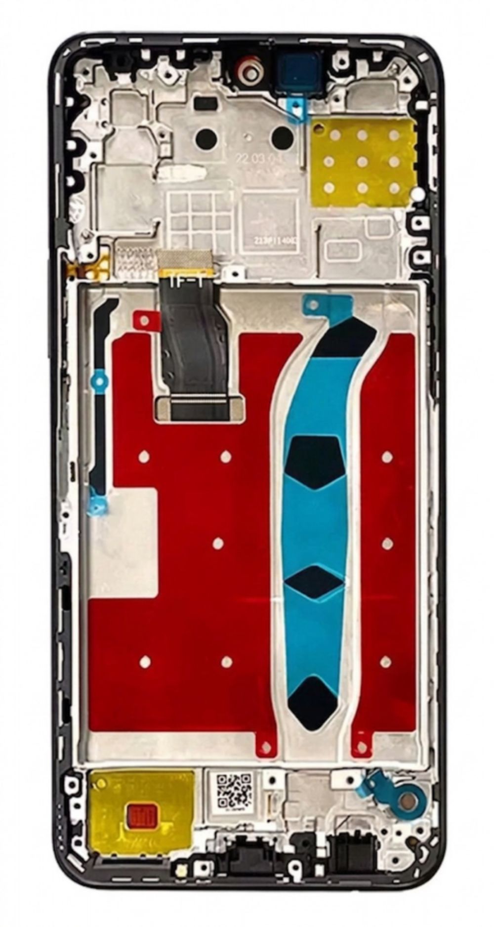LCD za Honor X8 + touch screen + frame Black CHO