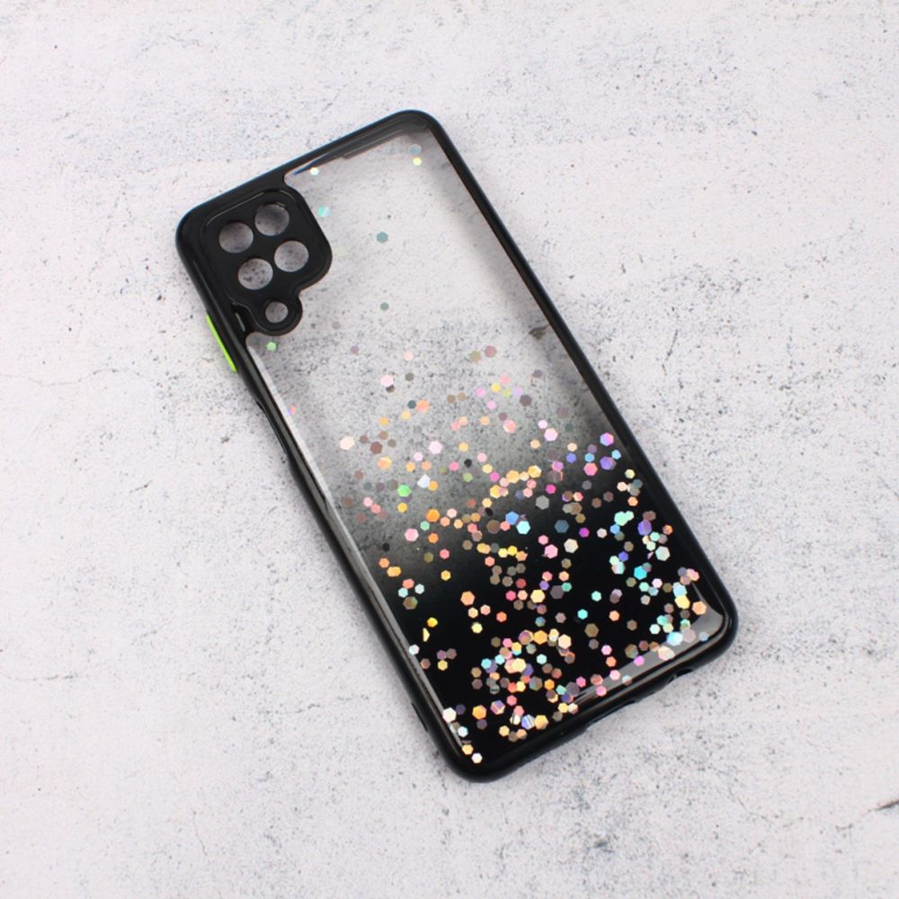 Torbica Frame Glitter za Samsung A125F Galaxy A12 crna