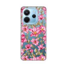 Torbica Silikonska Print za Xiaomi Redmi Note 14 4G (SRB) Magnolia
