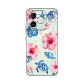 Slika Torbica Silikonska Print Skin za Honor 600 Lite Hibiscus Sea