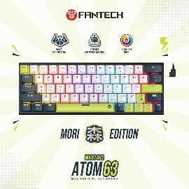 Slika Tastatura Mehanicka Gaming Fantech MK874V2 RGB Atom 63 Mori White (taro switch)