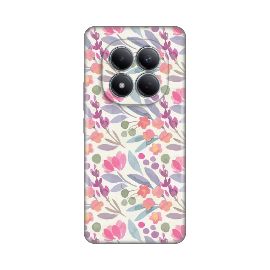 Torbica Silikonska Print za Xiaomi Redmi Note 15 Pro 4G Watercolor Flowers