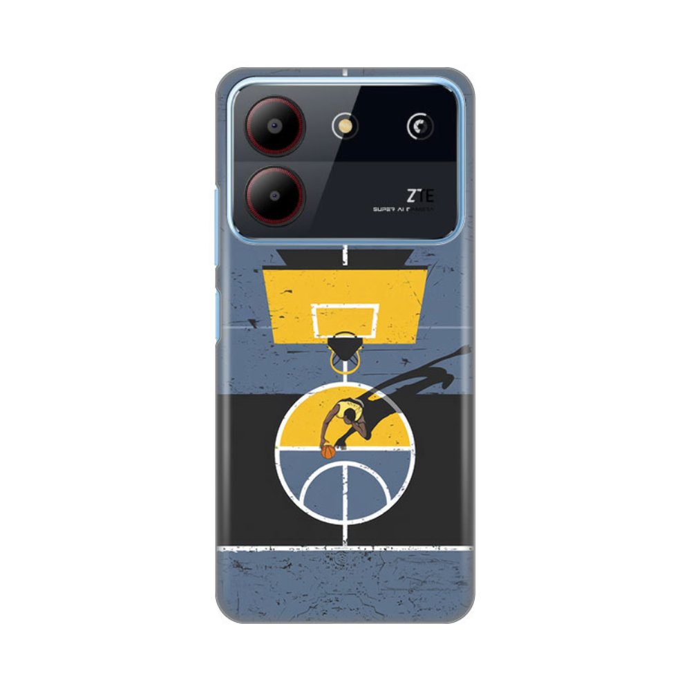 Torbica Silikonska Print Skin za ZTE Blade A54 Court