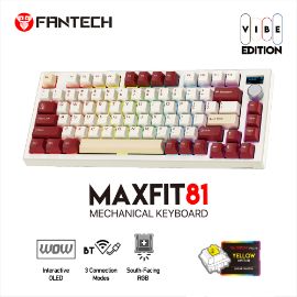 Slika Tastatura Mehanicka Gaming Fantech MK910 RGB Vibe Maxfit 81 Royal Prince Wireless (Yellow switch)