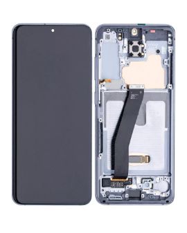 Slika LCD za Samsung G981/S20 5G + touch screen WITH FRAME Black OLED