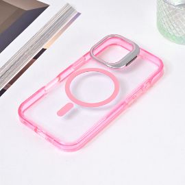 Slika Torbica Magsafe transparent za iPhone 16 6.1 pink