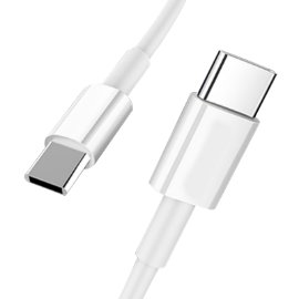 Slika Data kabl KONFULON DC15 PD 18W Type C na Type C beli 1m