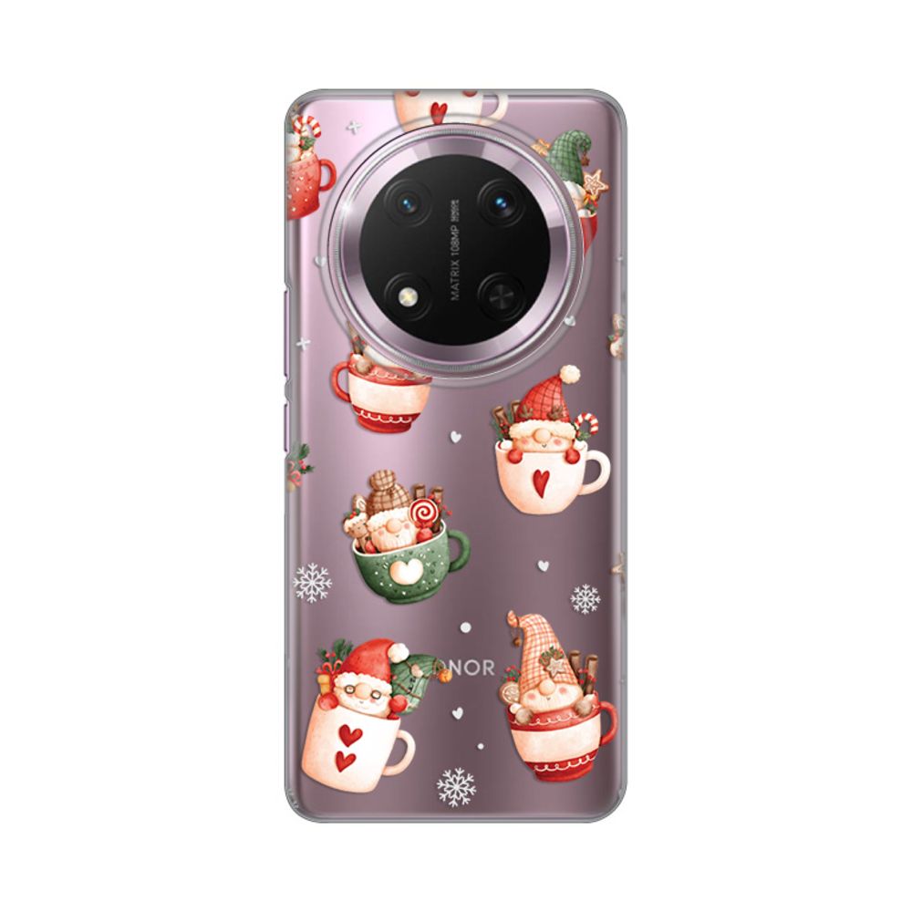 Torbica Silikonska Print za Honor Magic 7 Lite Ho Ho Ho