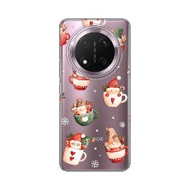 Torbica Silikonska Print za Honor Magic 7 Lite Ho Ho Ho