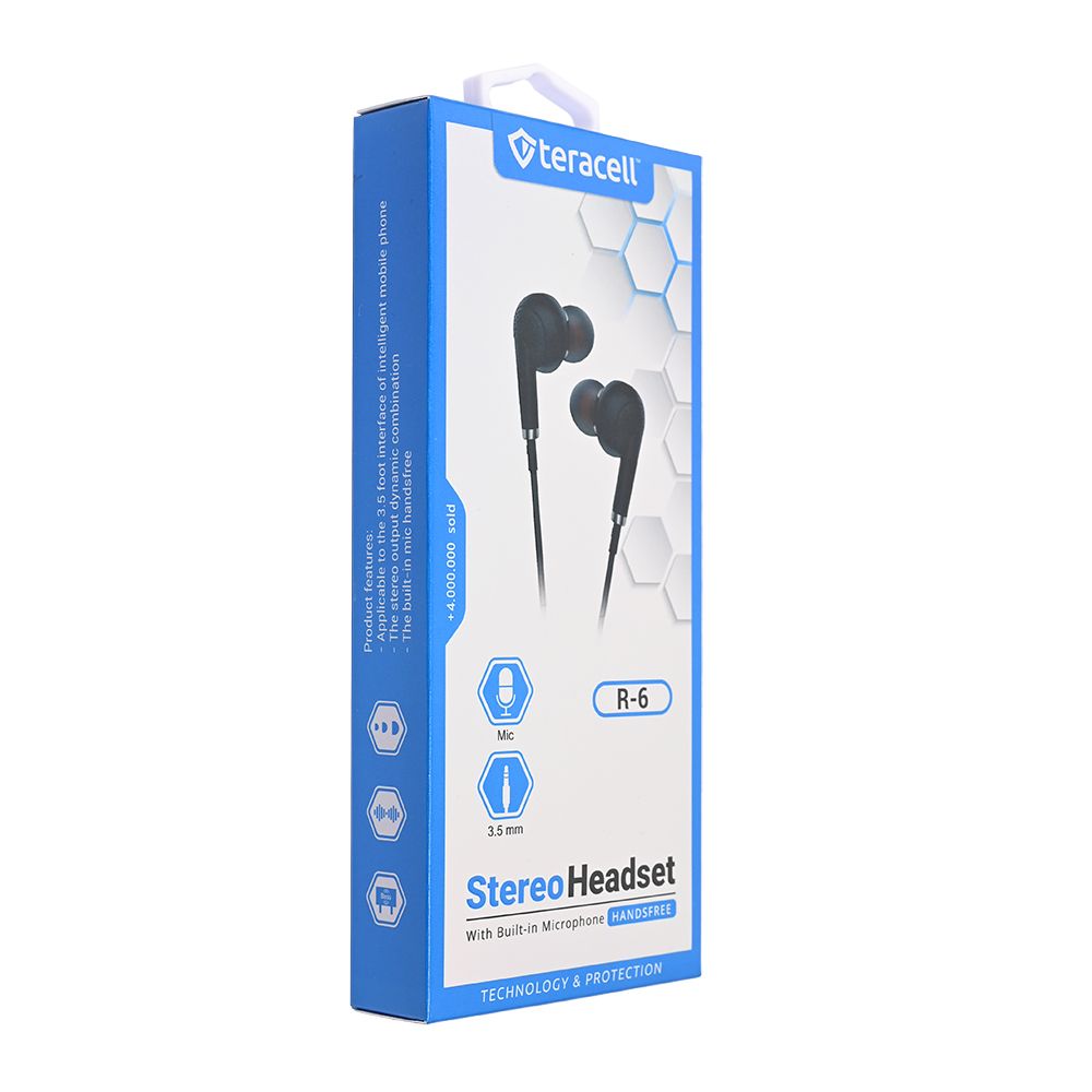 Slusalice Teracell Evolution R6 Crne 3.5mm - slika 3