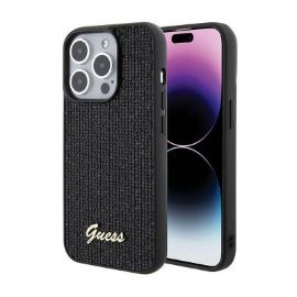 Slika Torbica Guess Hc PU Disco Script Metal za iPhone 15 Pro 6.1 (GUHCP15LPMSDGSK)