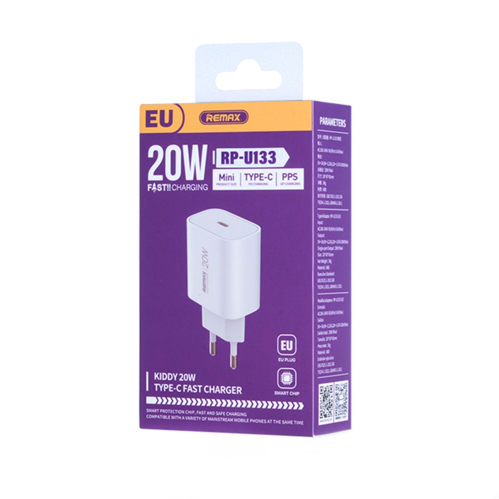 Kucni Punjac Remax Kiddy Series 20w 1c Fast Rp-u133 Beli 210 - slika 2