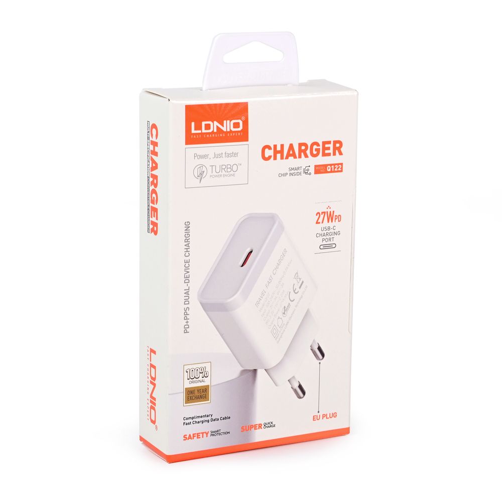 Kucni Punjac Ldnio Q122 Pps Pd 27w Type C Na Lightning - slika 3