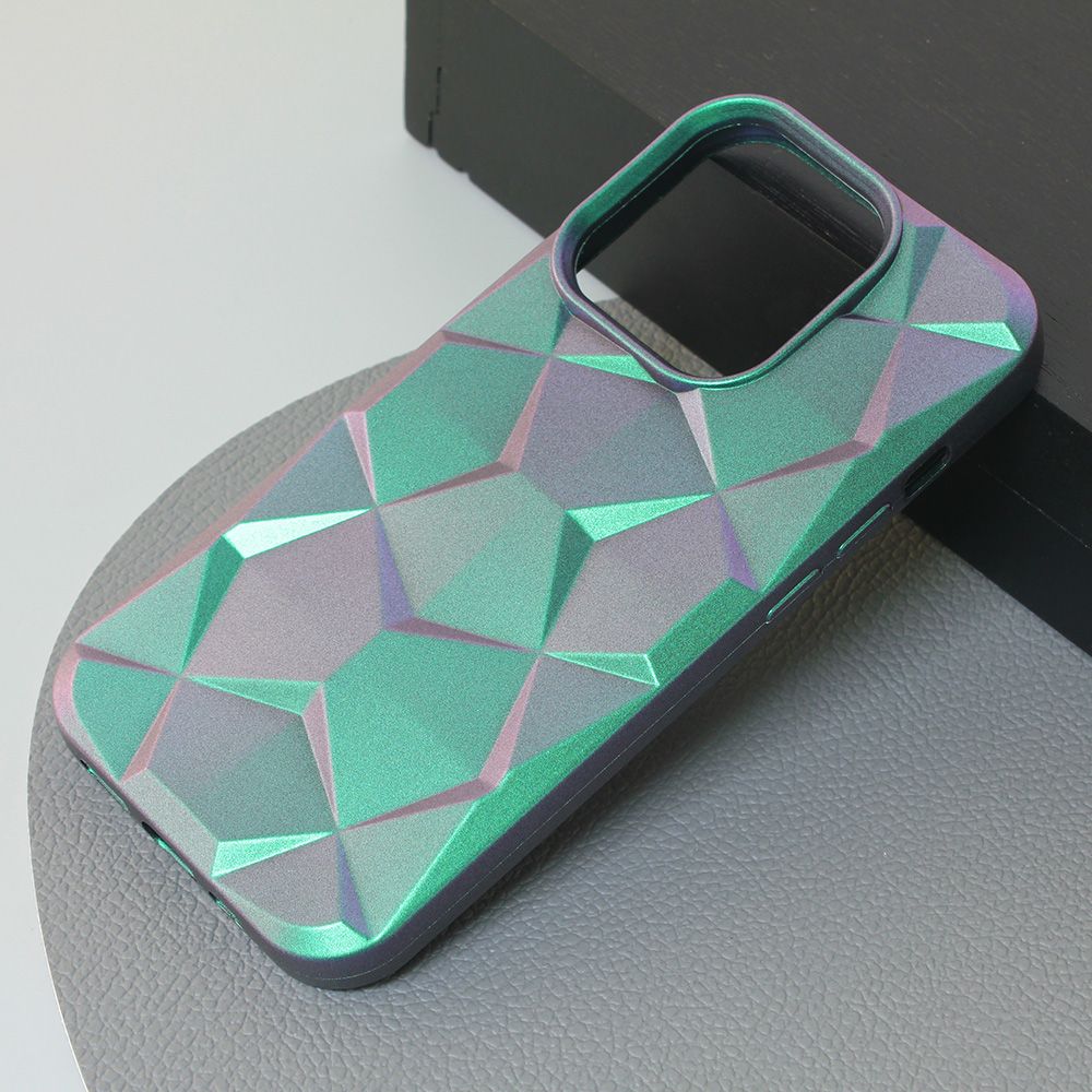 Torbica Shiny Diamond za iPhone 14 Pro 6.1 zelena