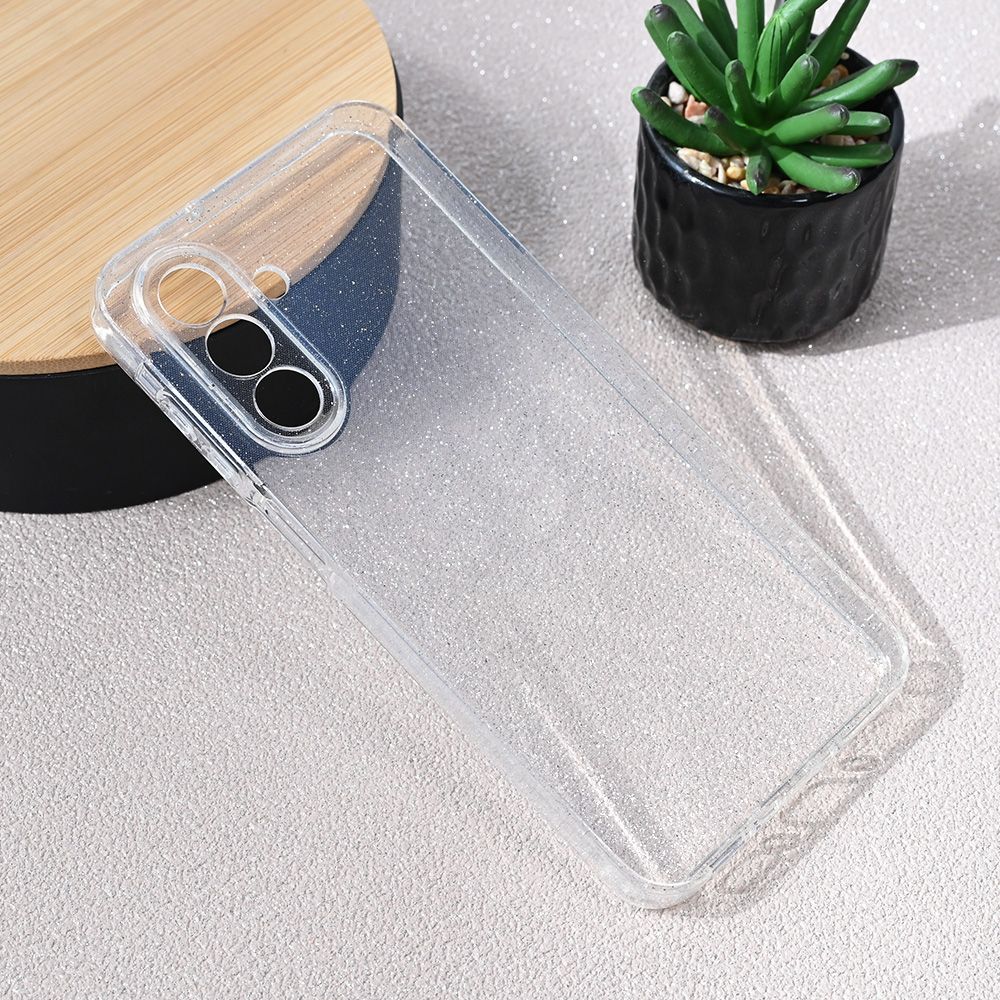 Torbica Sparkle Dust za Samsung A266B Galaxy A26 5G transparent