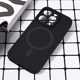 Torbica Magsafe Pure color za iPhone 15 Pro 6.1 crna