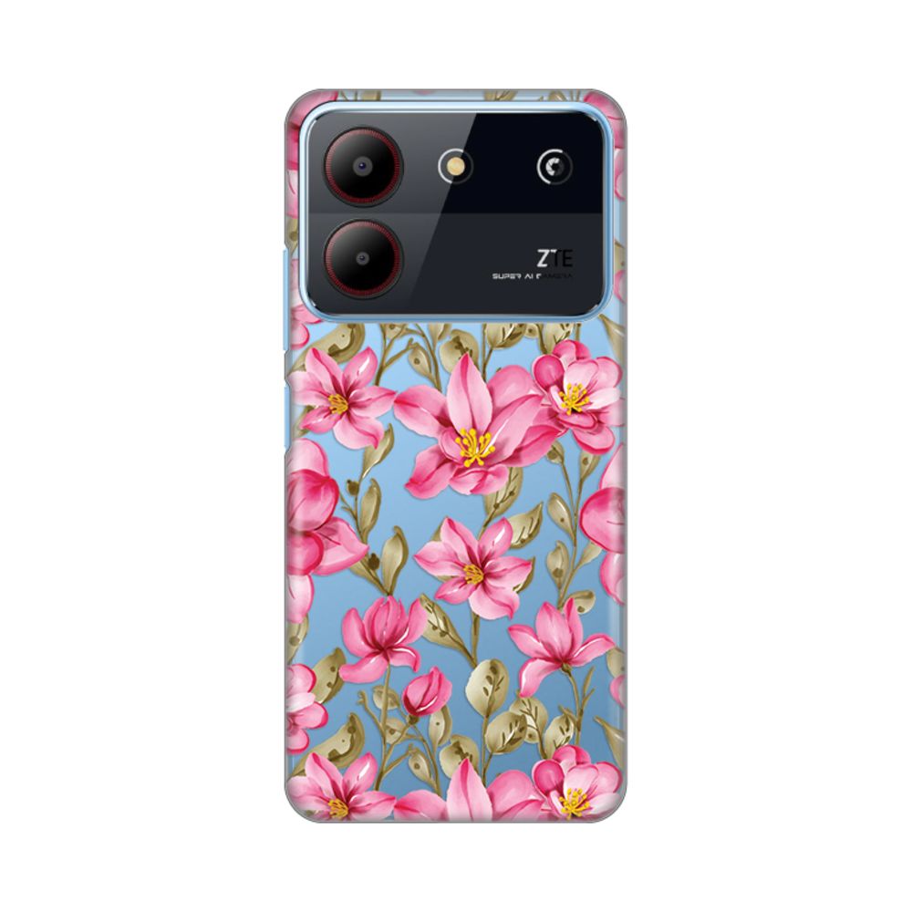Torbica Silikonska Print za ZTE Blade A54 Magnolia