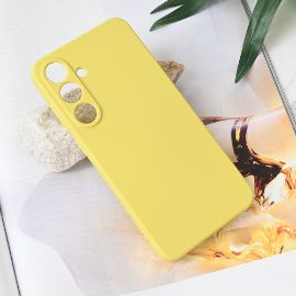Torbica Teracell Soft Velvet za Samsung S936B Galaxy S25 Plus zuta