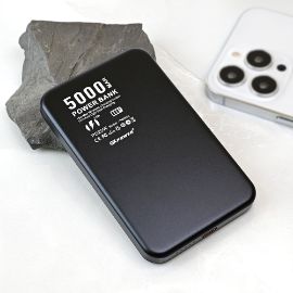 Power bank prenosiva baterija Magsafe Oxpower PD W52 5000mAh crna