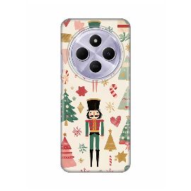 Torbica Silikonska Print za Xiaomi Redmi 14C/Redmi A4 Vintage Chistmas