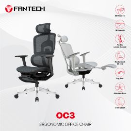 Slika Stolica Office Fantech OC3 Ergonomska crna