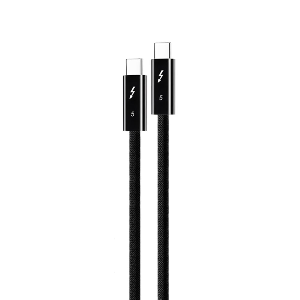 Data kabl Coteci Thunderbolt OF-065 120Gbps 240W 4k PD Type C na Type C crni 1.5m