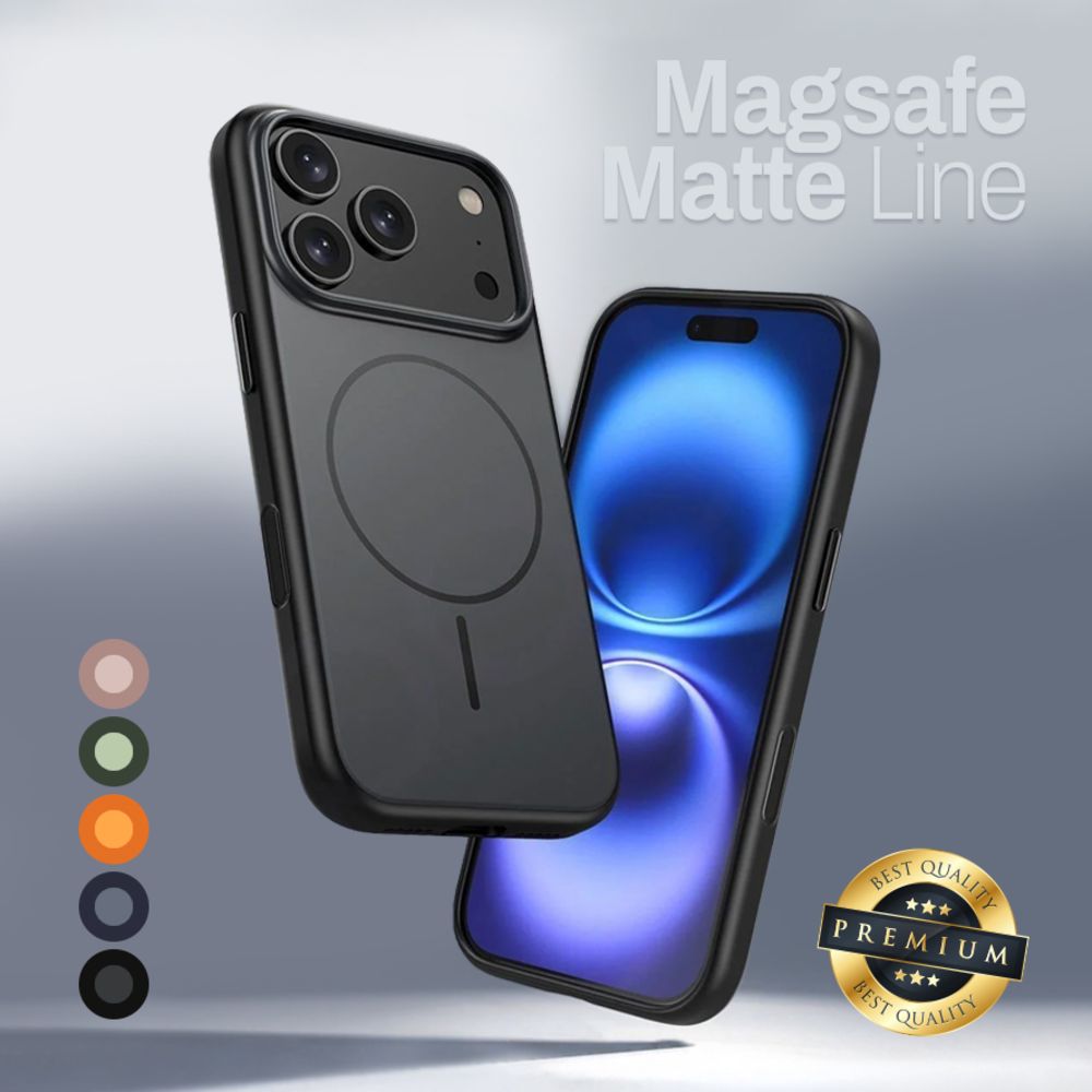 Torbica Magsafe Matte Line za iPhone 15 6.1 narandzasta