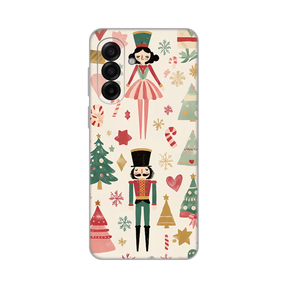 Torbica Silikonska Print za Samsung A175F Galaxy A17 Vintage Christmas