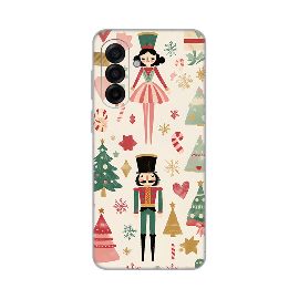 Torbica Silikonska Print za Samsung A175F Galaxy A17 Vintage Christmas
