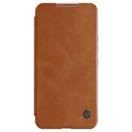Slika Torbica Nillkin Qin Pro za Samsung S906B Galaxy S22 Plus 5G braon