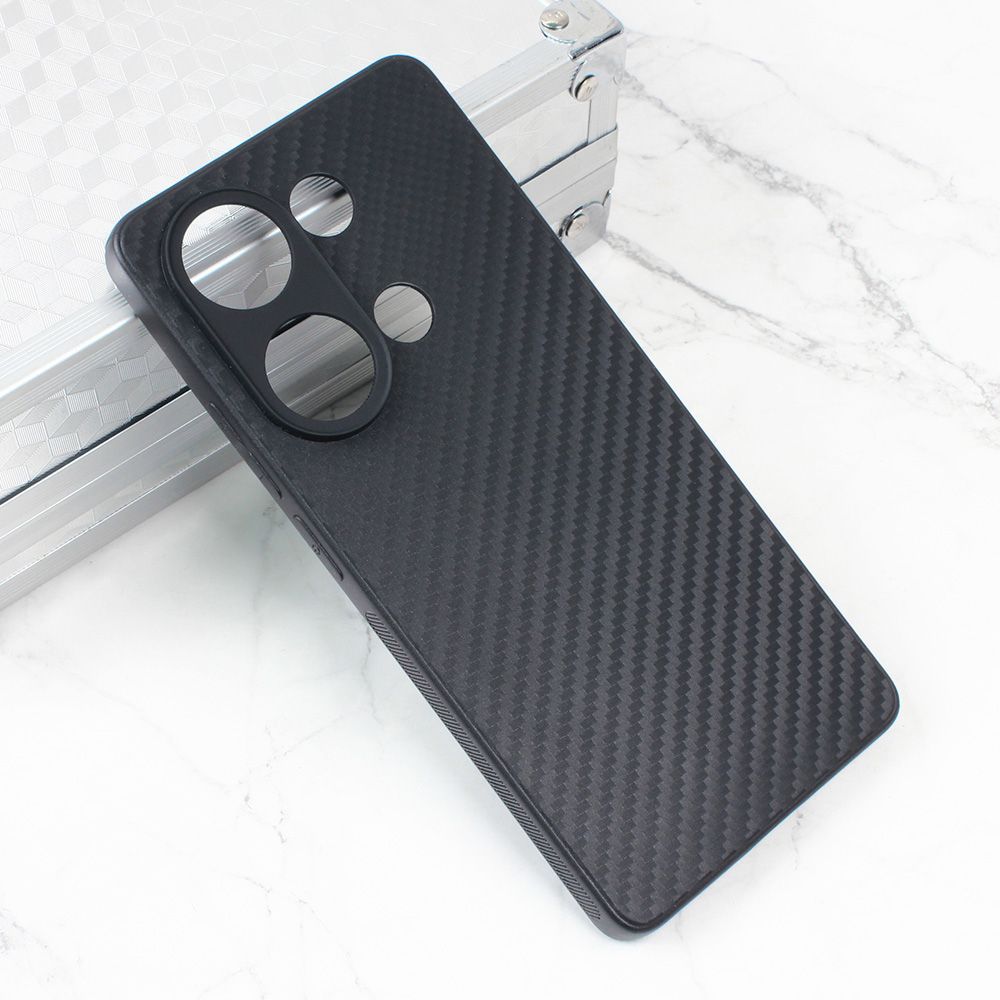 Torbica Carbon fiber za Xiaomi Redmi Note 13 Pro 4G (EU) crna