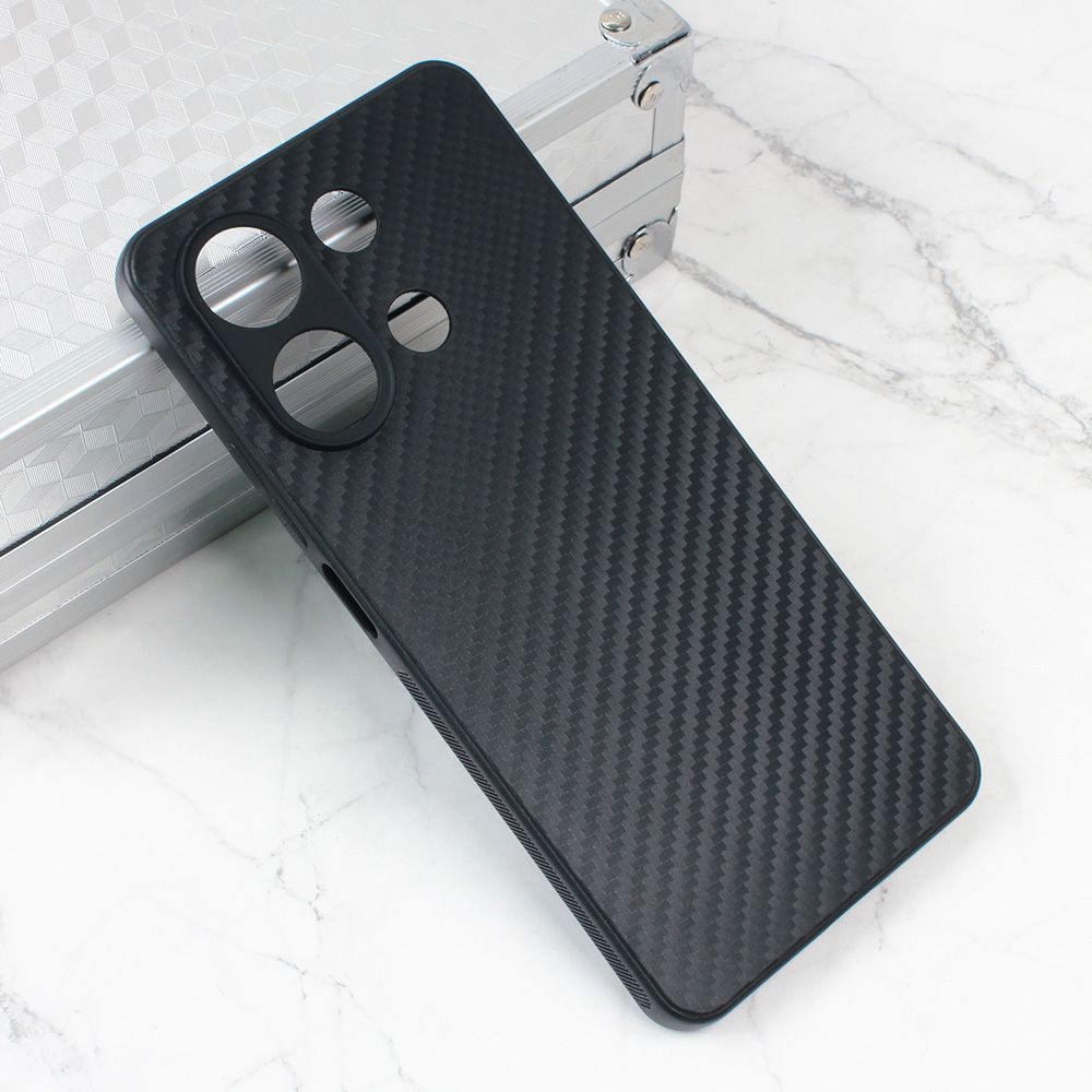 Torbica Carbon fiber za Xiaomi Redmi Note 13 4G (EU) crna
