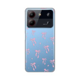 Torbica Silikonska Print Skin za ZTE Blade A54 Cute Bow