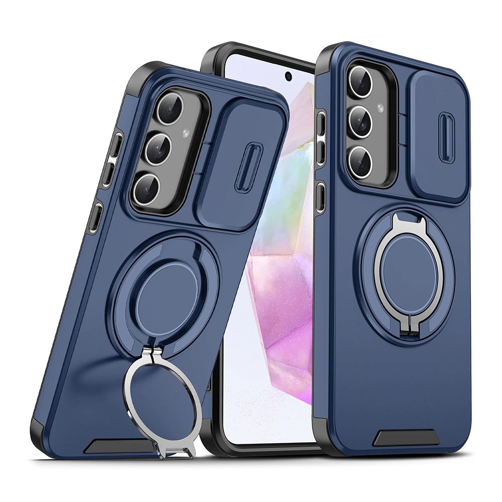 Torbica CamShield Ring stand za Samsung A376B Galaxy A37 5G plava