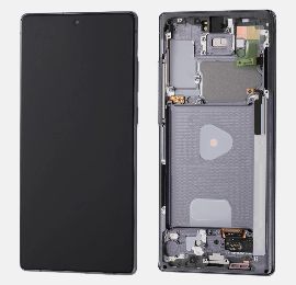 Slika LCD za Samsung N980/N981/Galaxy Note 20 + touch screen + frame Mystic Gray OLED