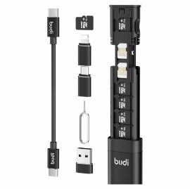 Slika Multifunkcionalni citac adapter Budi USB-C 3.0 DC516B crni